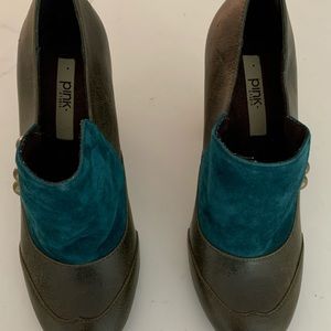 Anthropologie Suede Booties